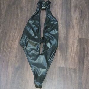 Dream Girl Black Halter Neck Bodysuit